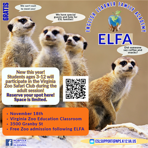 ELFA English Flyer